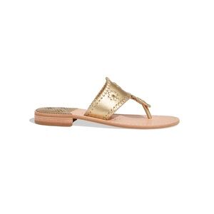 Jack Roger’s Jacks Flat Sandal gold size 9